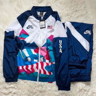 【希少】NIKE×PARRA ブルゾン ボンバージャケット キルティング M