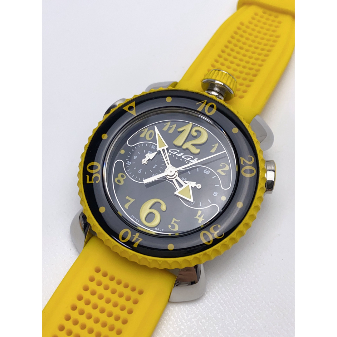 人気商品ランキング T763 極美品 ガガミラノ クロノスポーツ 腕時計