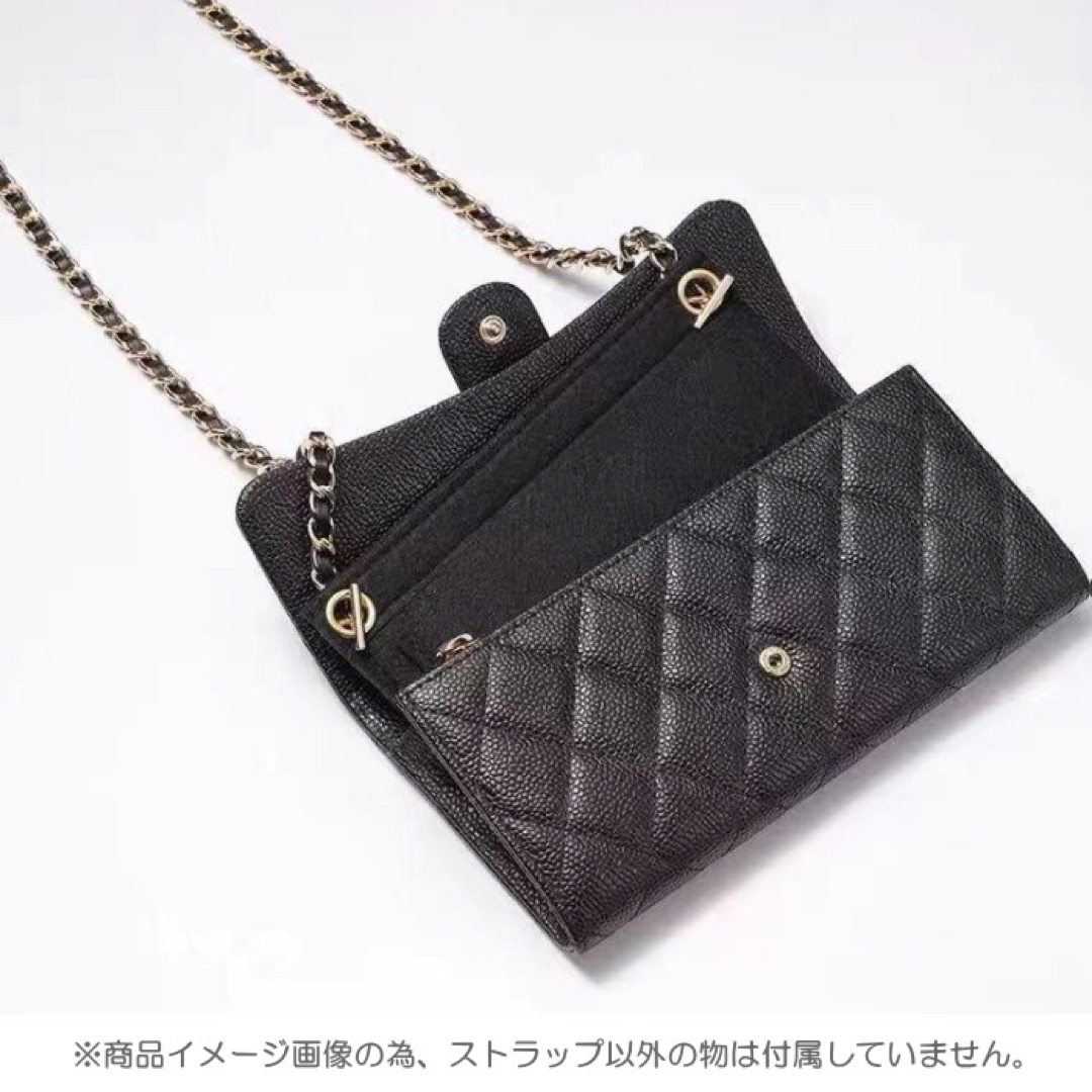 チェーンショルダーストラップ Tバー金具 レザー編み込み 取替 チェーンショルダーストラップ Tバー金具 レザー編み込み 取替
