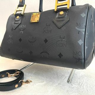 最終値下げ！MCM/エムシーエム　ハンドバッグ ミニボストンバッグ 黒