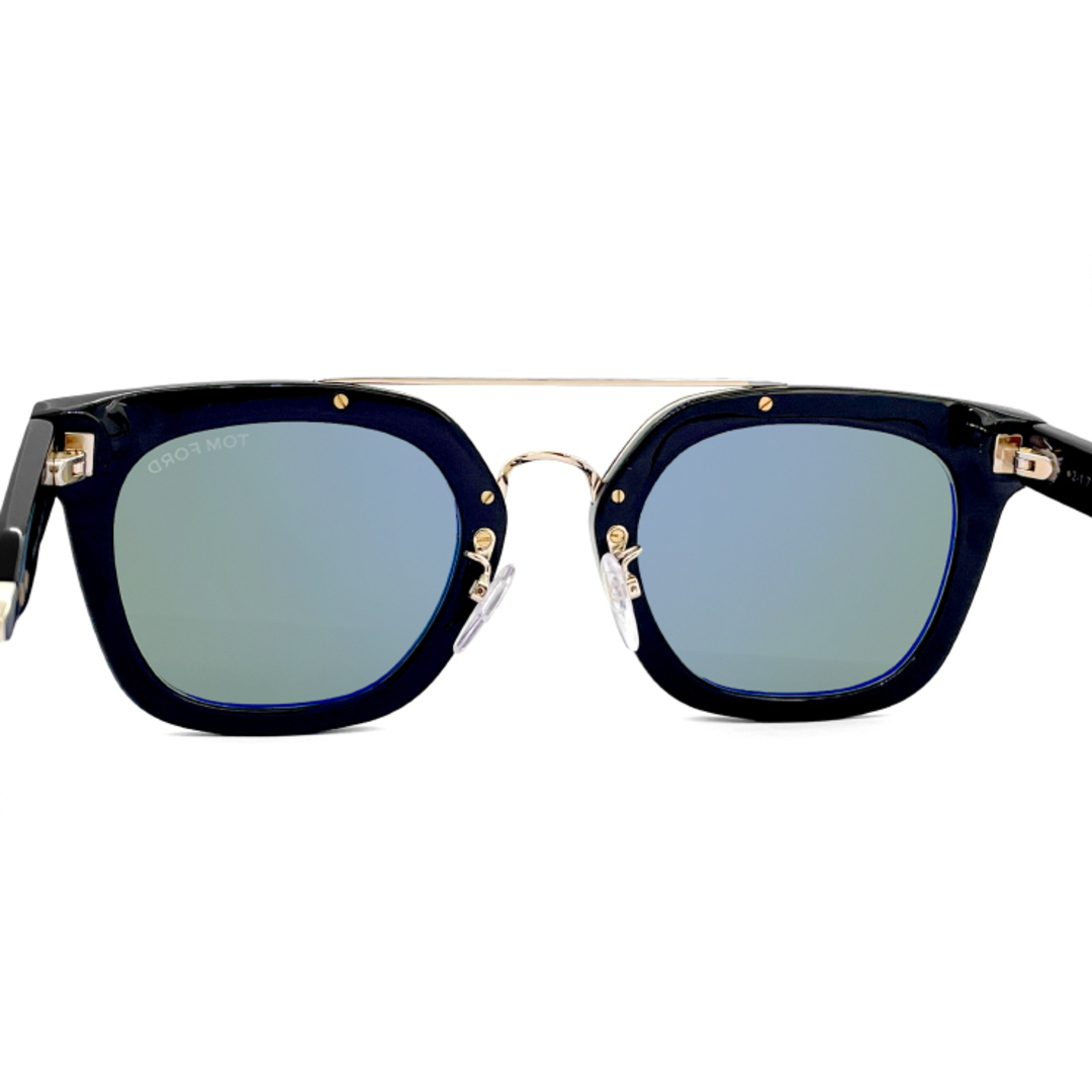 TOM FORD(トムフォード)の【新品】 メンズ トムフォード サングラス ft0541-k/s 01n ウェリントン 型 ツーブリッジ TOM FORD tomford tf541-k tf541k ft541 ビック フレーム ブラック 黒ぶち メンズのファッション小物(サングラス/メガネ)の商品写真