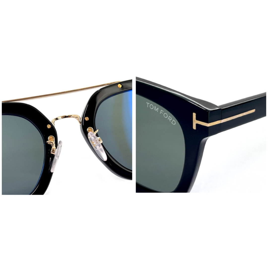 TOM FORD(トムフォード)の【新品】 メンズ トムフォード サングラス ft0541-k/s 01n ウェリントン 型 ツーブリッジ TOM FORD tomford tf541-k tf541k ft541 ビック フレーム ブラック 黒ぶち メンズのファッション小物(サングラス/メガネ)の商品写真