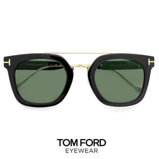 トムフォード(TOM FORD)の【新品】 メンズ トムフォード サングラス ft0541-k/s 01n ウェリントン 型 ツーブリッジ TOM FORD tomford tf541-k tf541k ft541 ビック フレーム ブラック 黒ぶち(サングラス/メガネ)