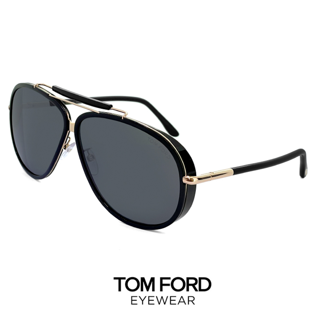 【新品】 メンズ トムフォード サングラス ft0562-k/s 01a ティアドロップ 型 ツーブリッジ TOM FORD tomford tf562-k tf562k ft562 アジアンフィット モデル フレーム ブラック 黒ぶち