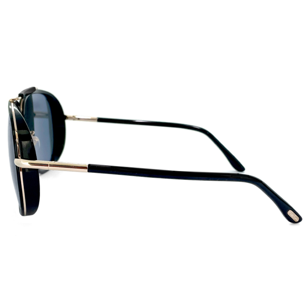 TOM FORD(トムフォード)の【新品】 メンズ トムフォード サングラス ft0562-k/s 01a ティアドロップ 型 ツーブリッジ TOM FORD tomford tf562-k tf562k ft562 アジアンフィット モデル フレーム ブラック 黒ぶち メンズのファッション小物(サングラス/メガネ)の商品写真