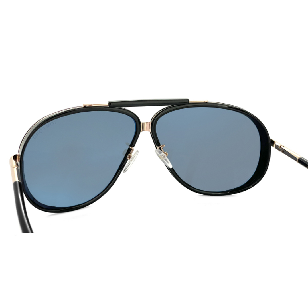 TOM FORD(トムフォード)の【新品】 メンズ トムフォード サングラス ft0562-k/s 01a ティアドロップ 型 ツーブリッジ TOM FORD tomford tf562-k tf562k ft562 アジアンフィット モデル フレーム ブラック 黒ぶち メンズのファッション小物(サングラス/メガネ)の商品写真