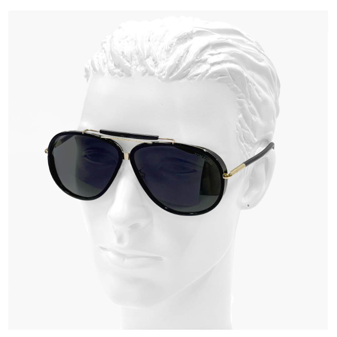 TOM FORD(トムフォード)の【新品】 メンズ トムフォード サングラス ft0562-k/s 01a ティアドロップ 型 ツーブリッジ TOM FORD tomford tf562-k tf562k ft562 アジアンフィット モデル フレーム ブラック 黒ぶち メンズのファッション小物(サングラス/メガネ)の商品写真