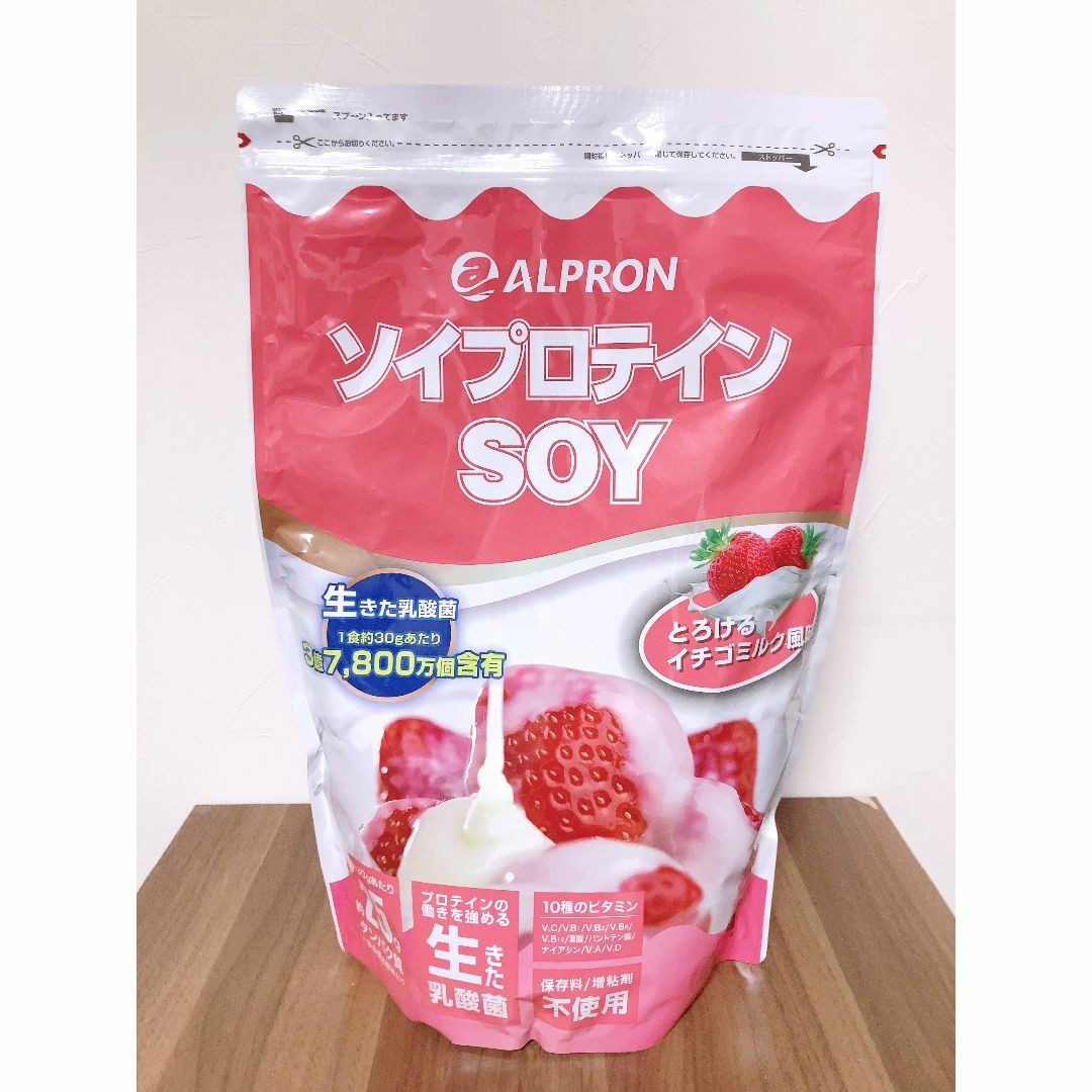 アルプロン ソイプロテイン1kg イチゴミルク | フリマアプリ ラクマ