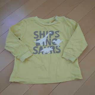 シップスキッズ(SHIPS KIDS)のSHIPS 長袖 Tシャツ ロンティー 90 イエロー シップス(Tシャツ/カットソー)