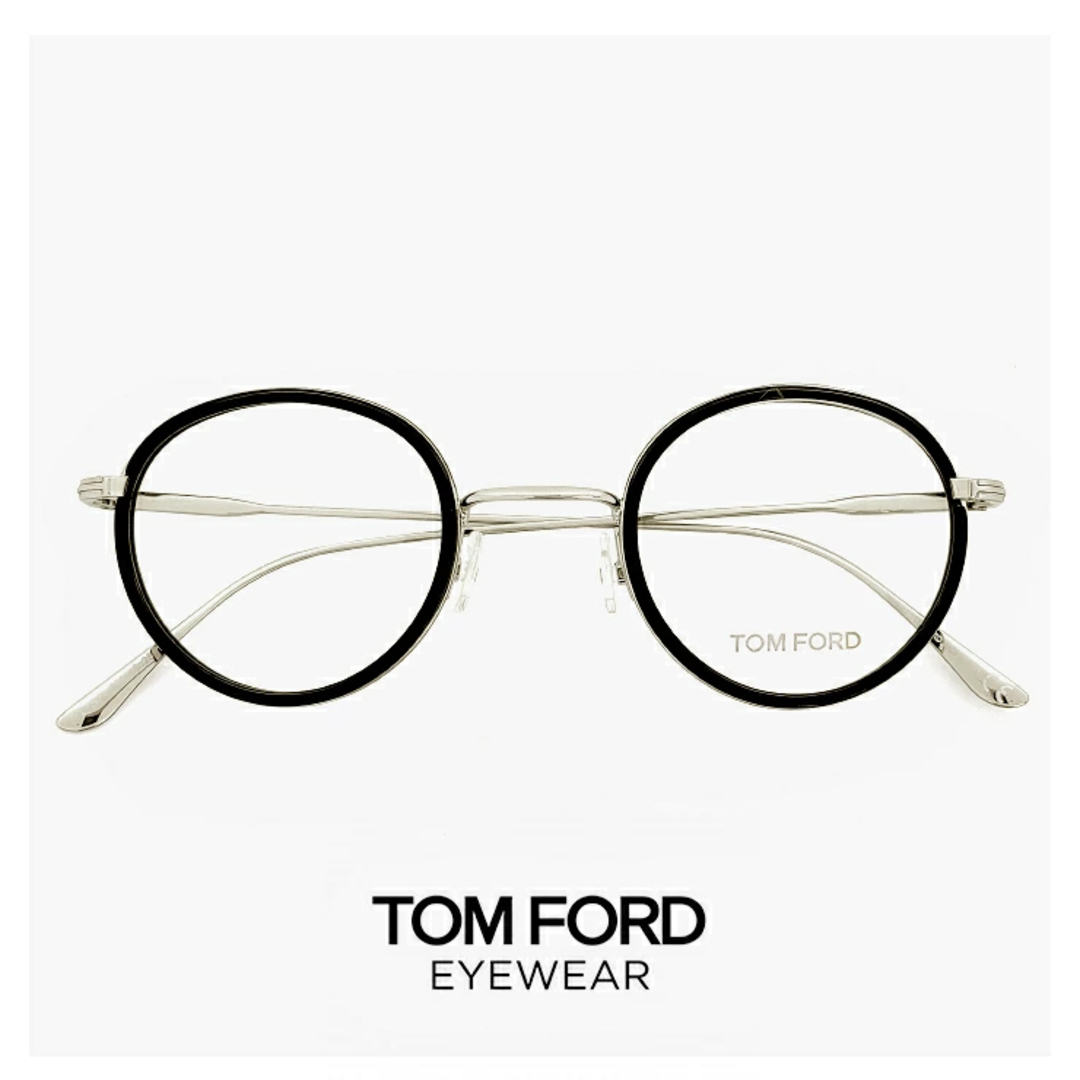 【新品】 トムフォード メガネ ft5521 001 TOM FORD 眼鏡 tomford tf5521 tf5521/v ft5521/v ボストン ラウンド 型 ユニセックスモデル 丸メガネ 黒縁 黒ぶちメンズ