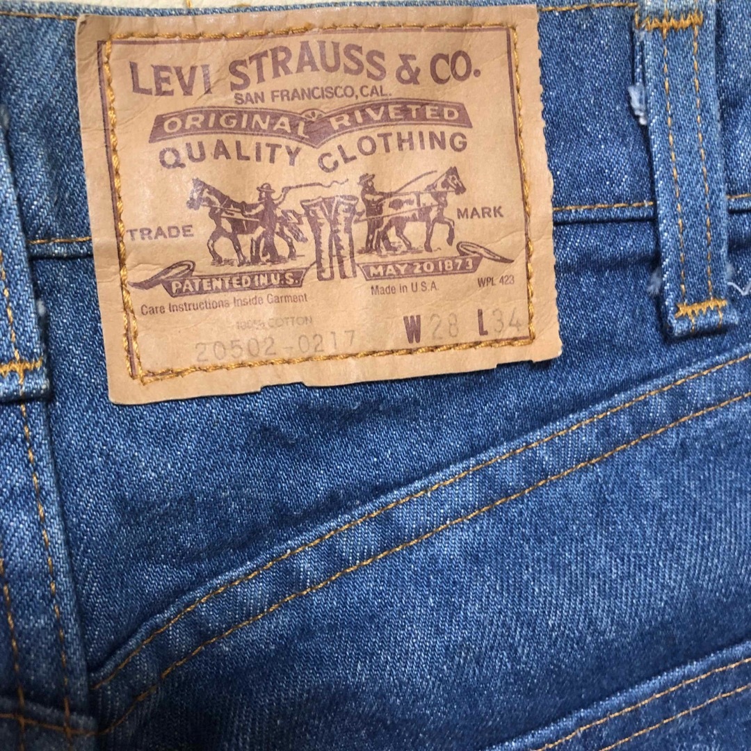 Levi's   希少！W 's USA製！LEVI'S リーバイス  の通販 by