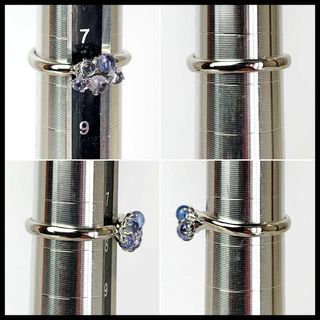 4℃ - 4°C ヨンドシー Pt950 アメジスト リング 7.5サイズ 【美品】の
