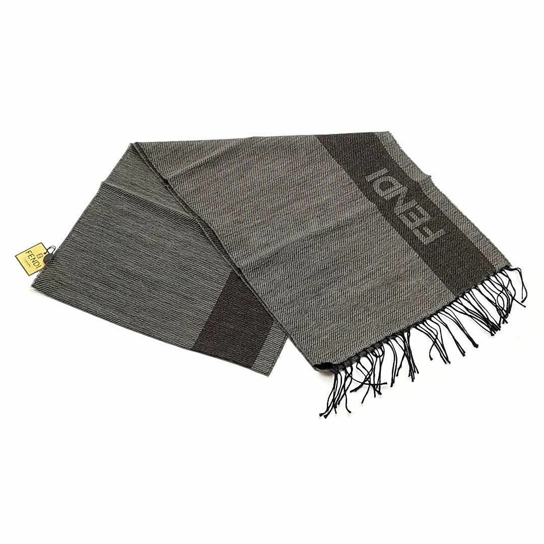 美品 フェンディ FENDI マフラー ストール 伊製 03-23092208-