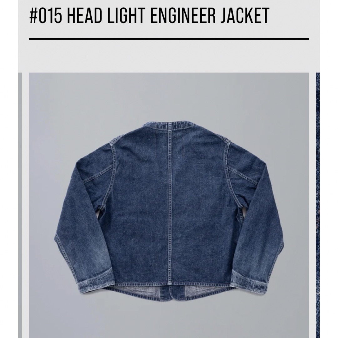 東洋エンタープライズ(トウヨウエンタープライズ)のNew Manual #015 HEAD LIGHT ENGINEER メンズのジャケット/アウター(Gジャン/デニムジャケット)の商品写真