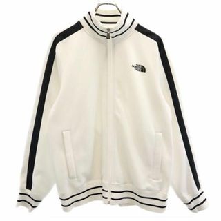 ザノースフェイス(THE NORTH FACE)のノースフェイス アウトドア ジャージ トラックジャケット M ホワイト THE NORTH FACE AT01519 ロゴ メンズ 【中古】  【230926】(ダッフルコート)