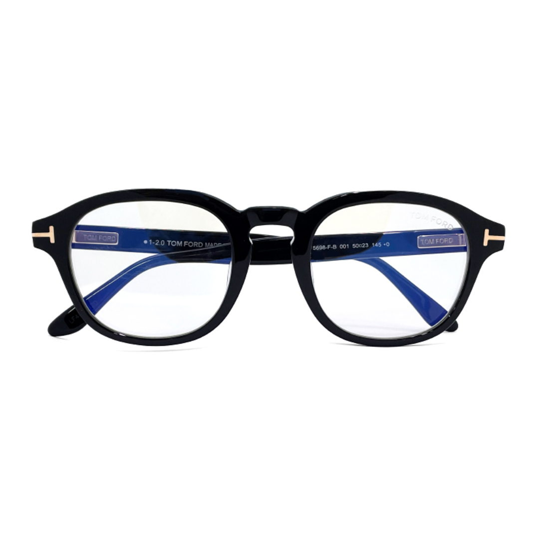 TOM FORD(トムフォード)の【新品】 トムフォード メガネ ft5698-f-b 001 ブルーライトカット レンズ付き 伊達メガネ TOM FORD メンズ 男性用 黒縁 黒ぶち メンズのファッション小物(サングラス/メガネ)の商品写真