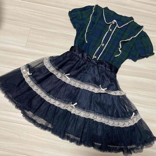 アクシーズファムキッズ(axes femme kids)のアクシーズファム ワンピース 120(ワンピース)