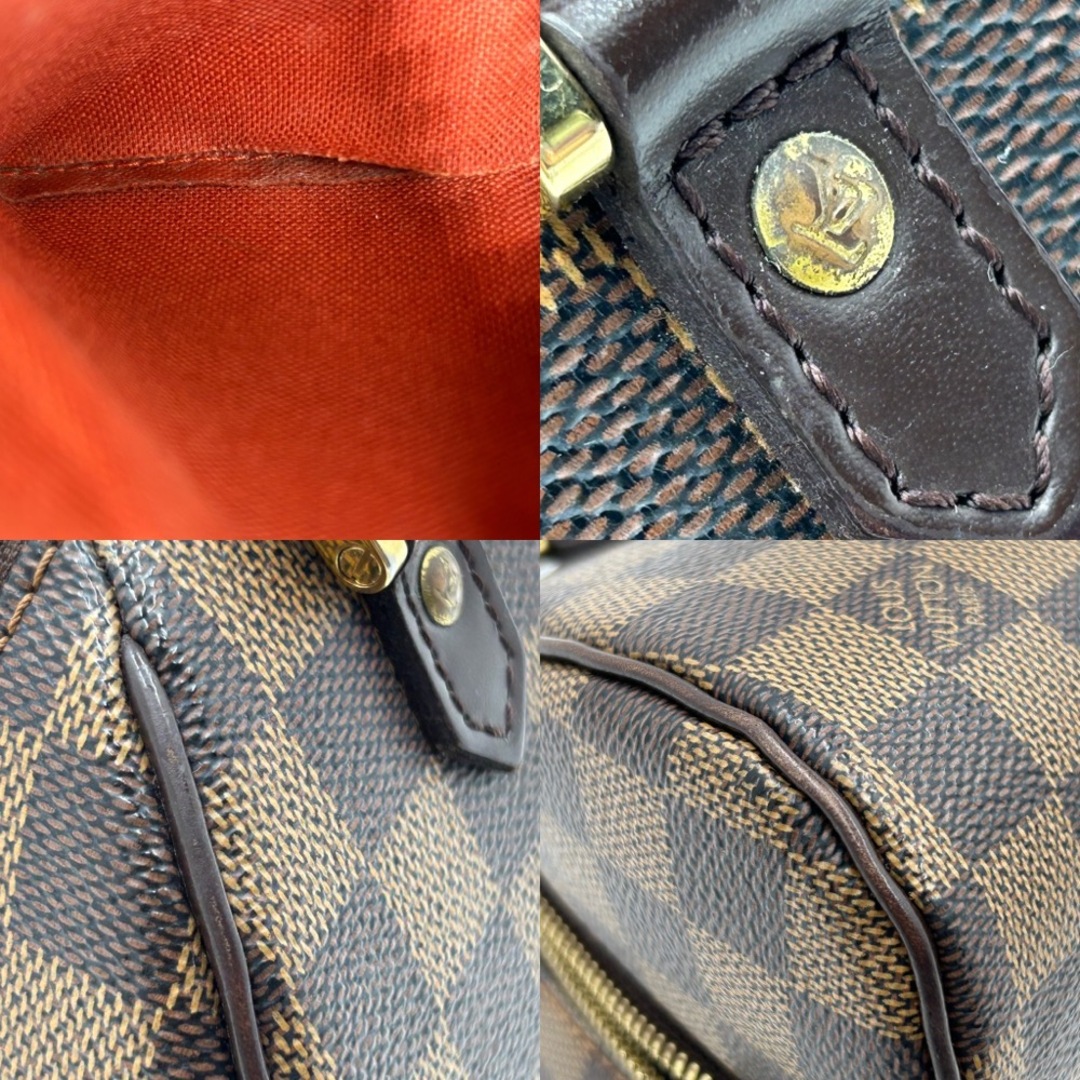 【限定価格】LOUIS VUITTON ルイヴィトン ハンドバッグ ダミエ リベラミニ 小さめ ミニバッグ ブラウン 茶 かばん 鞄 N41436    ゴールド金具 レディース 定番【品】