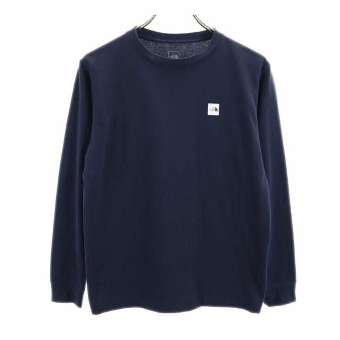 THE NORTH FACE(ザノースフェイス)のノースフェイス アウトドア NT32041 プリント 長袖 Tシャツ S ネイビー系 THE NORTH FACE ロゴ ロンT メンズ 【中古】  【230926】 メール便可 メンズのトップス(Tシャツ/カットソー(半袖/袖なし))の商品写真