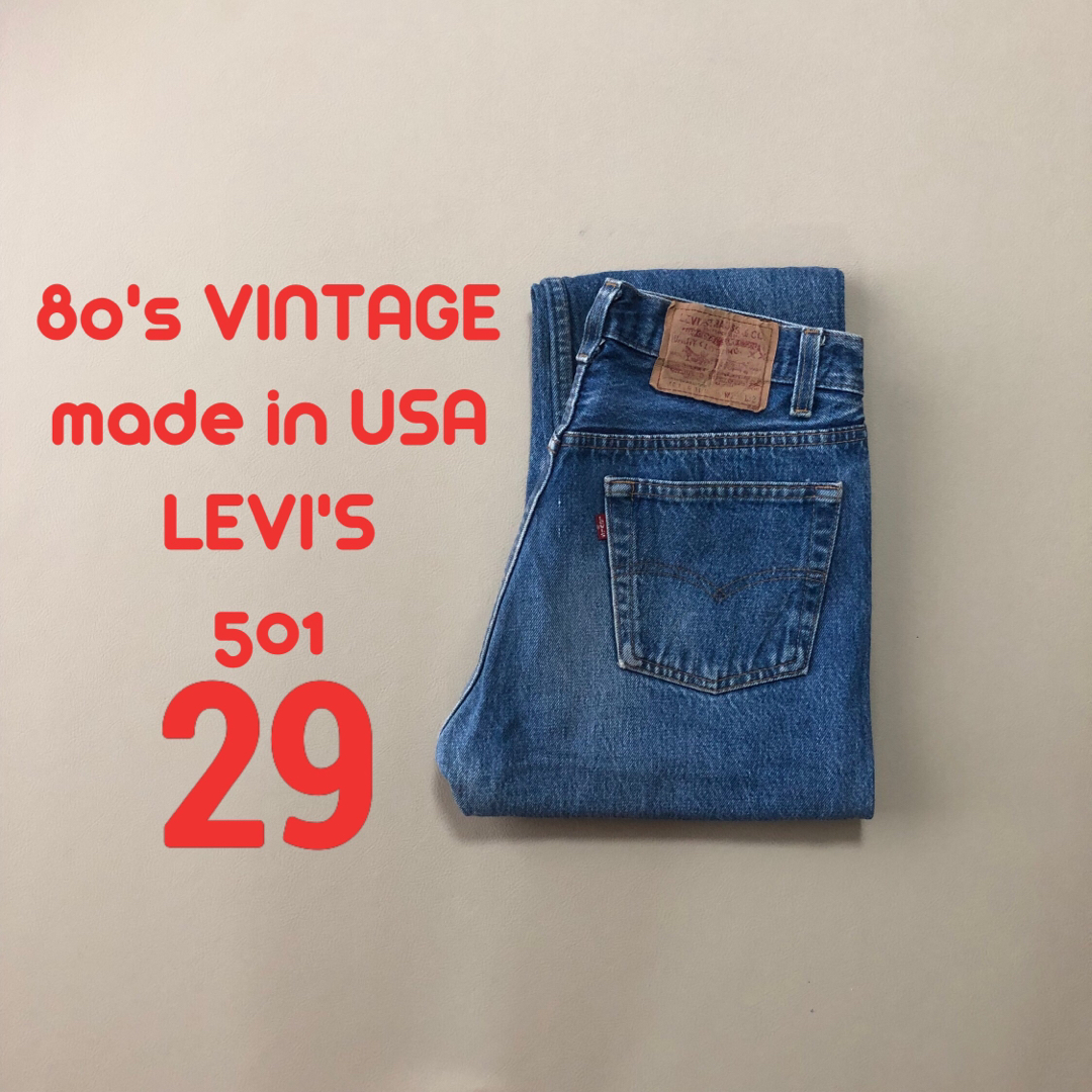Levi's - W30 80'sアメリカ製 LEVI'S 501 リーバイス 003の通販 by