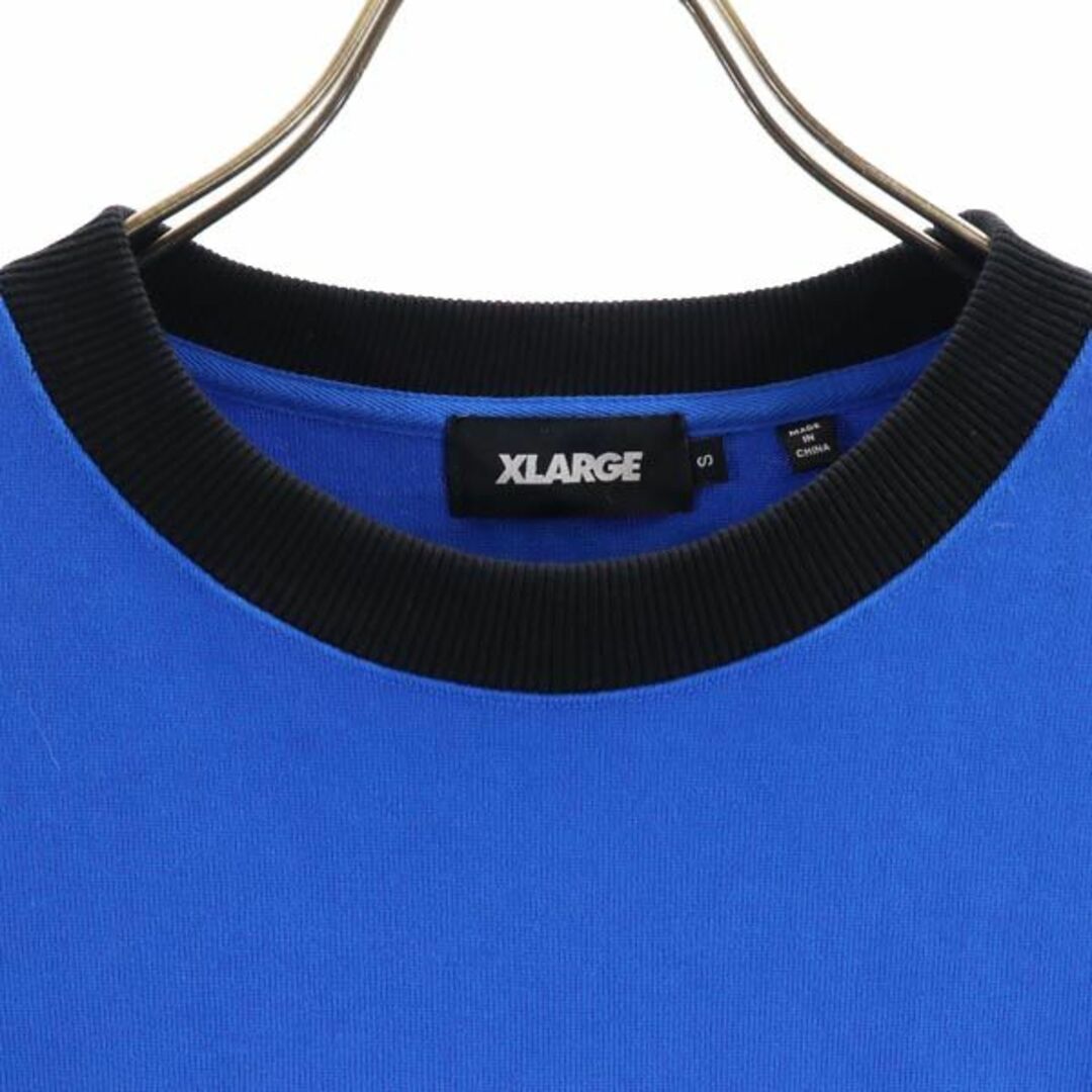 【即完売モデル】XLARGE スウェット 希少カラー　ブルー　立体ロゴ