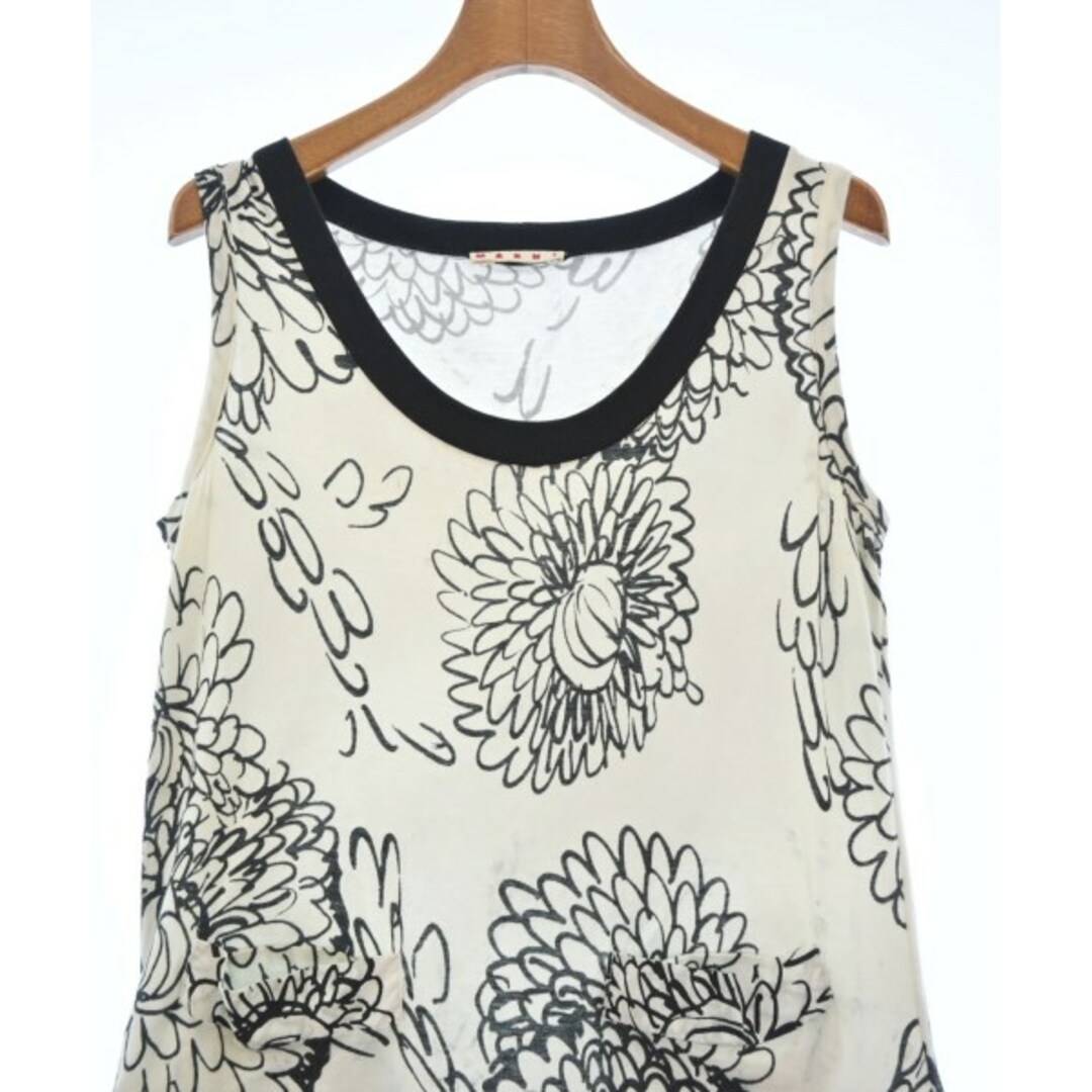 MARNI マルニ ワンピース 40(M位) 白x黒(花柄) 【古着】【中古】 MARNI マルニ ワンピース 40(M位) 白x黒(花柄) 【古着】【中古】