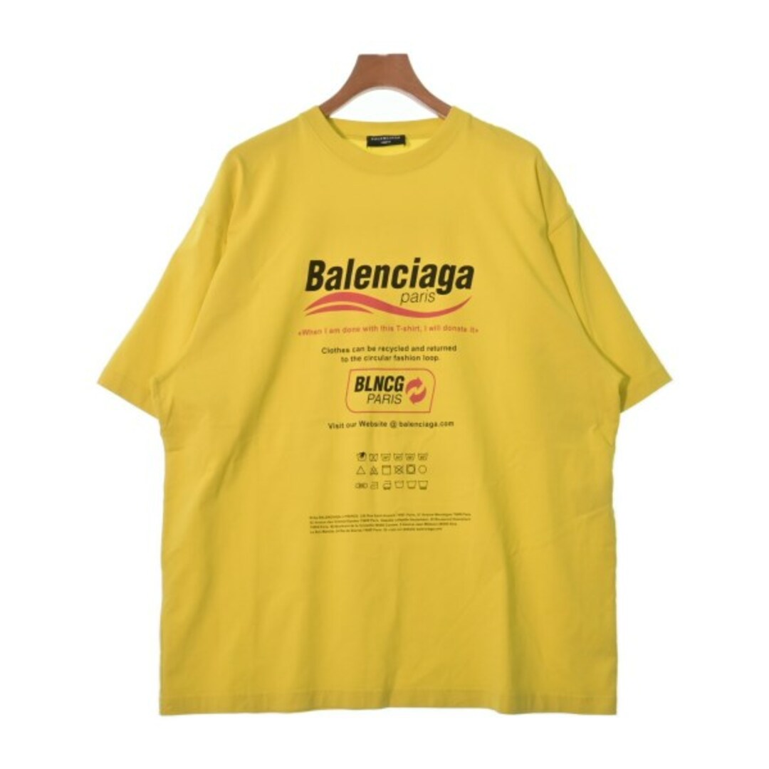 あり光沢BALENCIAGA バレンシアガ Tシャツ・カットソー -(XXL位) 黄