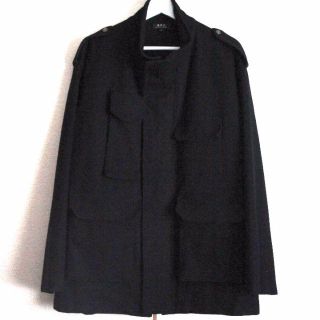 アーペーセー(A.P.C)の名作◎ A.P.C. アーペーセー フランス製 M-65 モチーフ コート 黒(ミリタリージャケット)