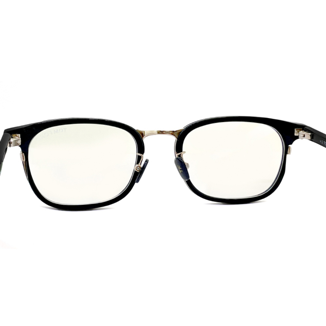 【新品】 トムフォード ブルーライトカット メガネ ft5785-d-b/v 001 TOM FORD 日本デザインモデル tomford  tf5785-d-b/v tf5785db ft5785db メンズ セル巻き 黒縁 黒ぶち 日本企画