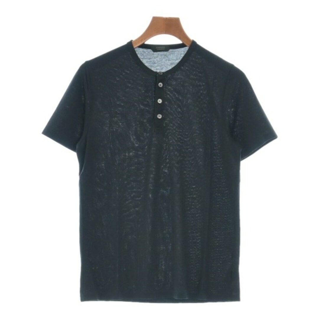 ZANONE ザノーネ Tシャツ・カットソー 46(M位) 紺なし透け感