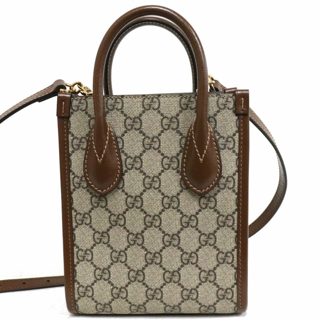 Gucci(グッチ)のグッチ インターロッキングG付き ミニトートバッグ(671623) レディースのバッグ(トートバッグ)の商品写真