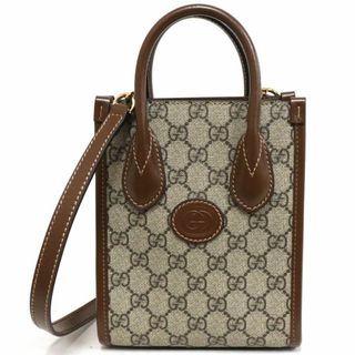 グッチ(Gucci)のグッチ インターロッキングG付き ミニトートバッグ(671623)(トートバッグ)