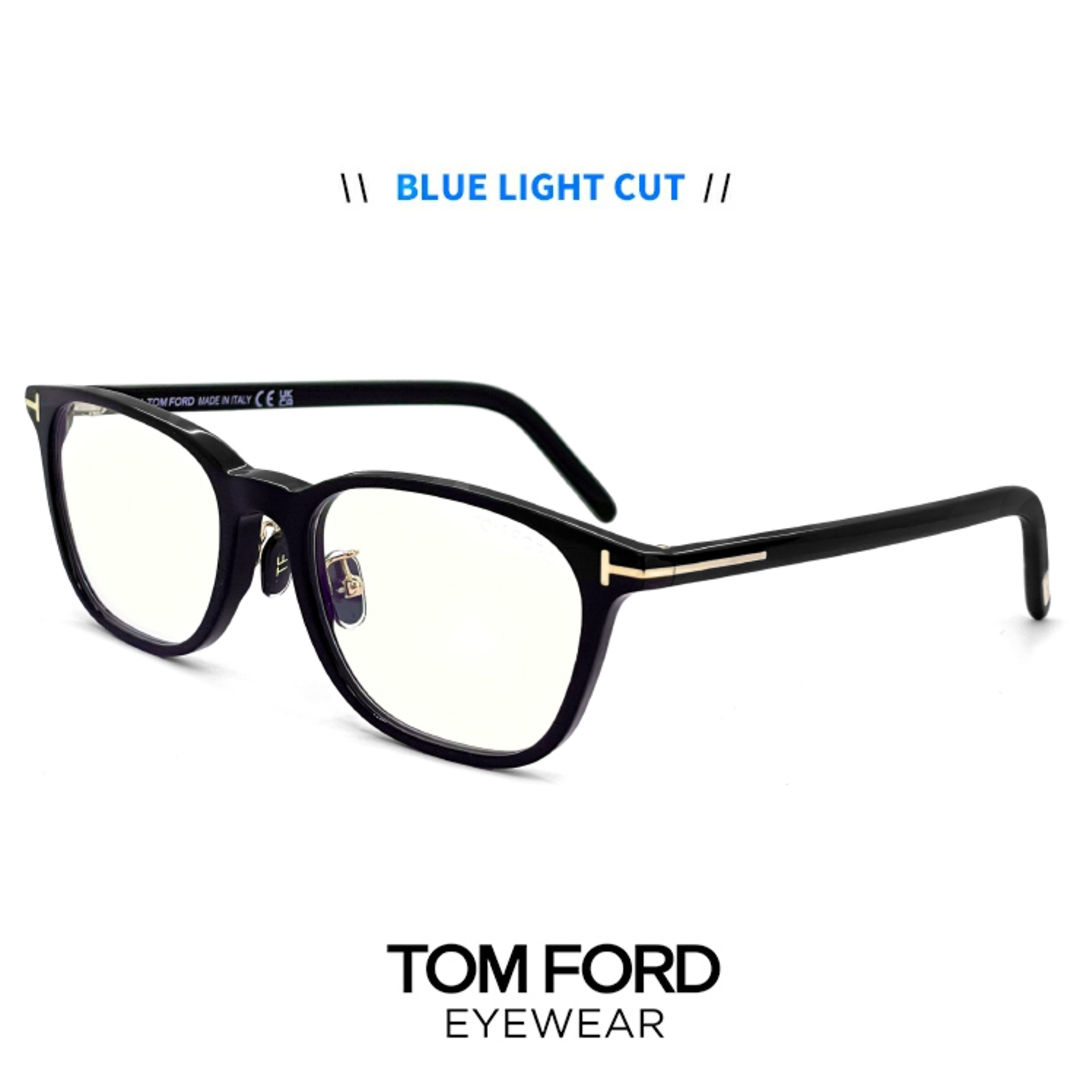 【新品】 トムフォード メガネ ft5860-d-b/v 001 日本デザインモデル tf5860-d-b/v TOM FORD 眼鏡 tomford tf5860db ft5860db 黒縁 黒ぶち ウェリントンサングラス/メガネ