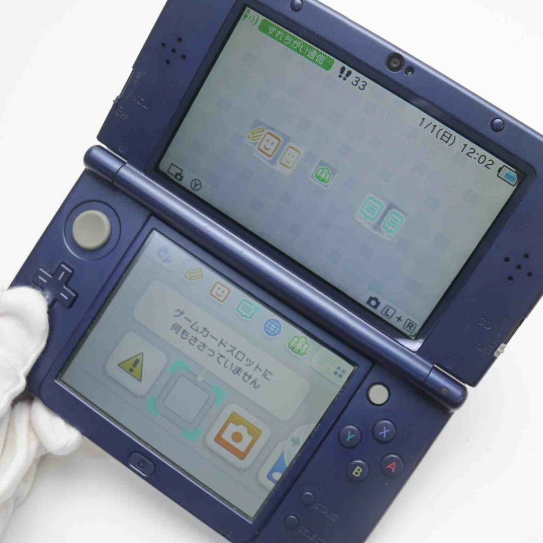 良品 Newニンテンドー3DS LL メタリックブルー - 携帯用ゲーム機本体