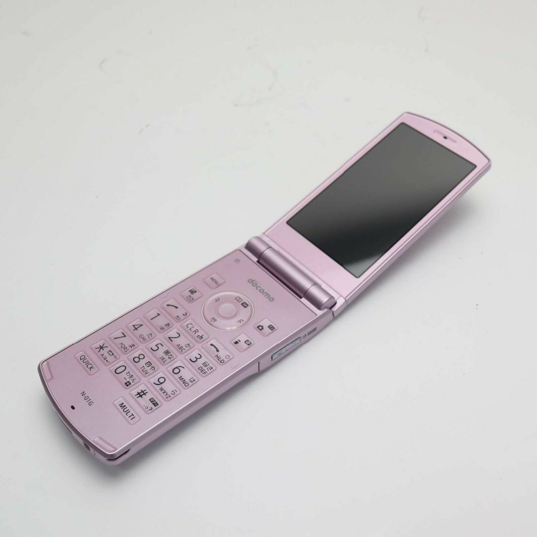 超美品 N-01G ピンク 白ロム - 携帯電話本体