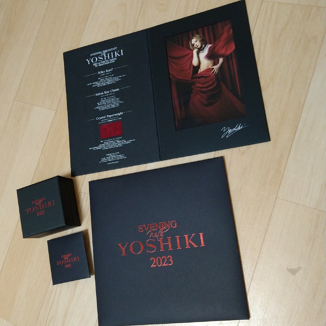 2023 YOSHIKI【世界一豪華なディナーショー】ノベルティ3点