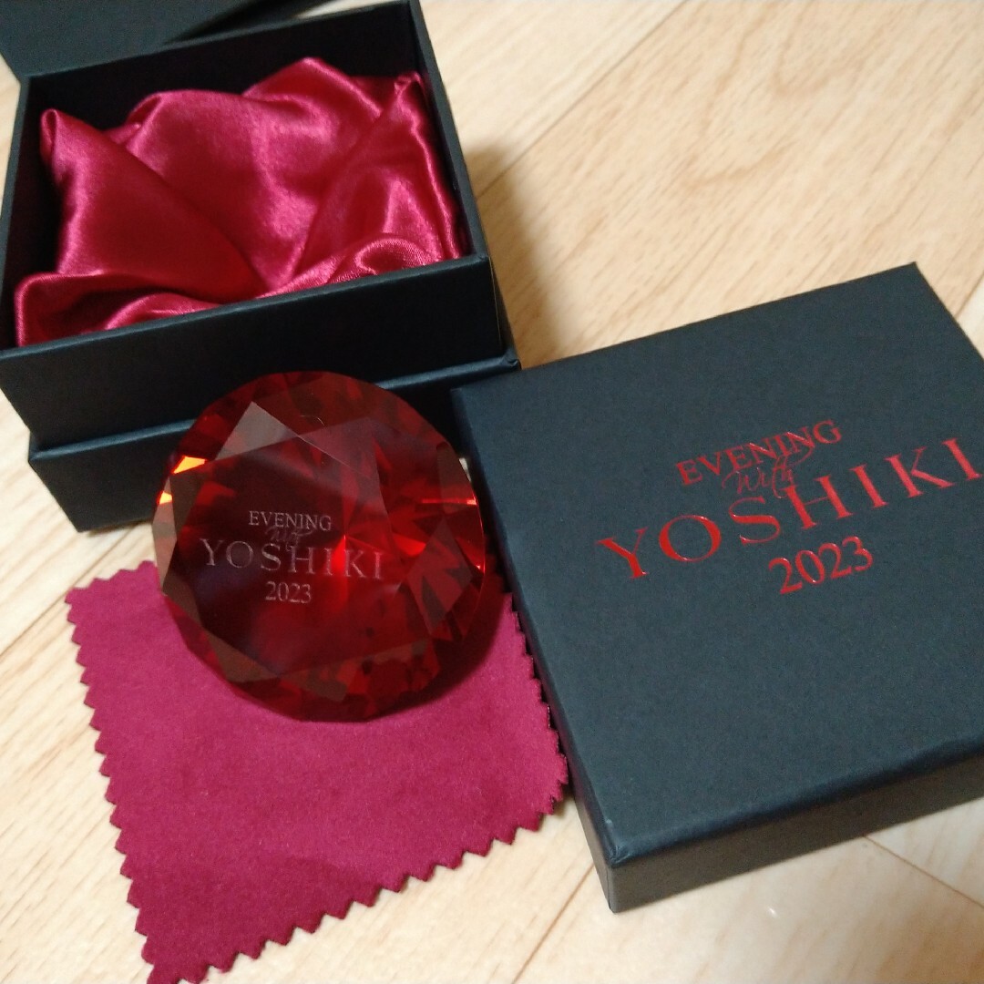 2023 YOSHIKI【世界一豪華なディナーショー】ノベルティ3点
