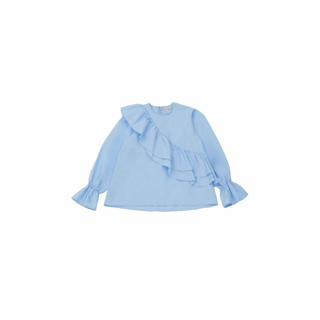 激レア 新品 Clastellar round frill blouse ブルー