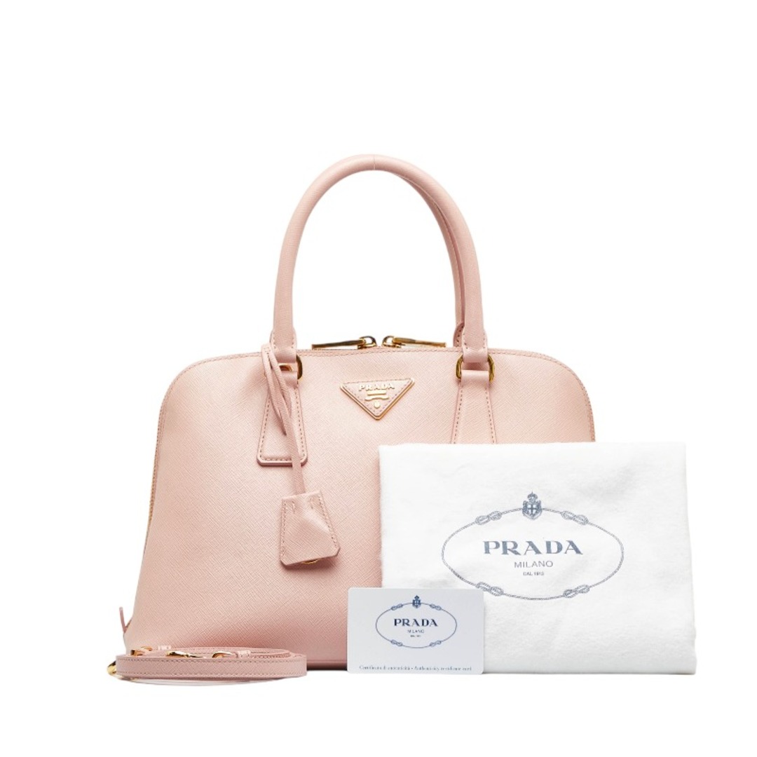 美品♡ PRADA   サフィアーノ　2way ハンドバッグ　ショルダー　バッグ