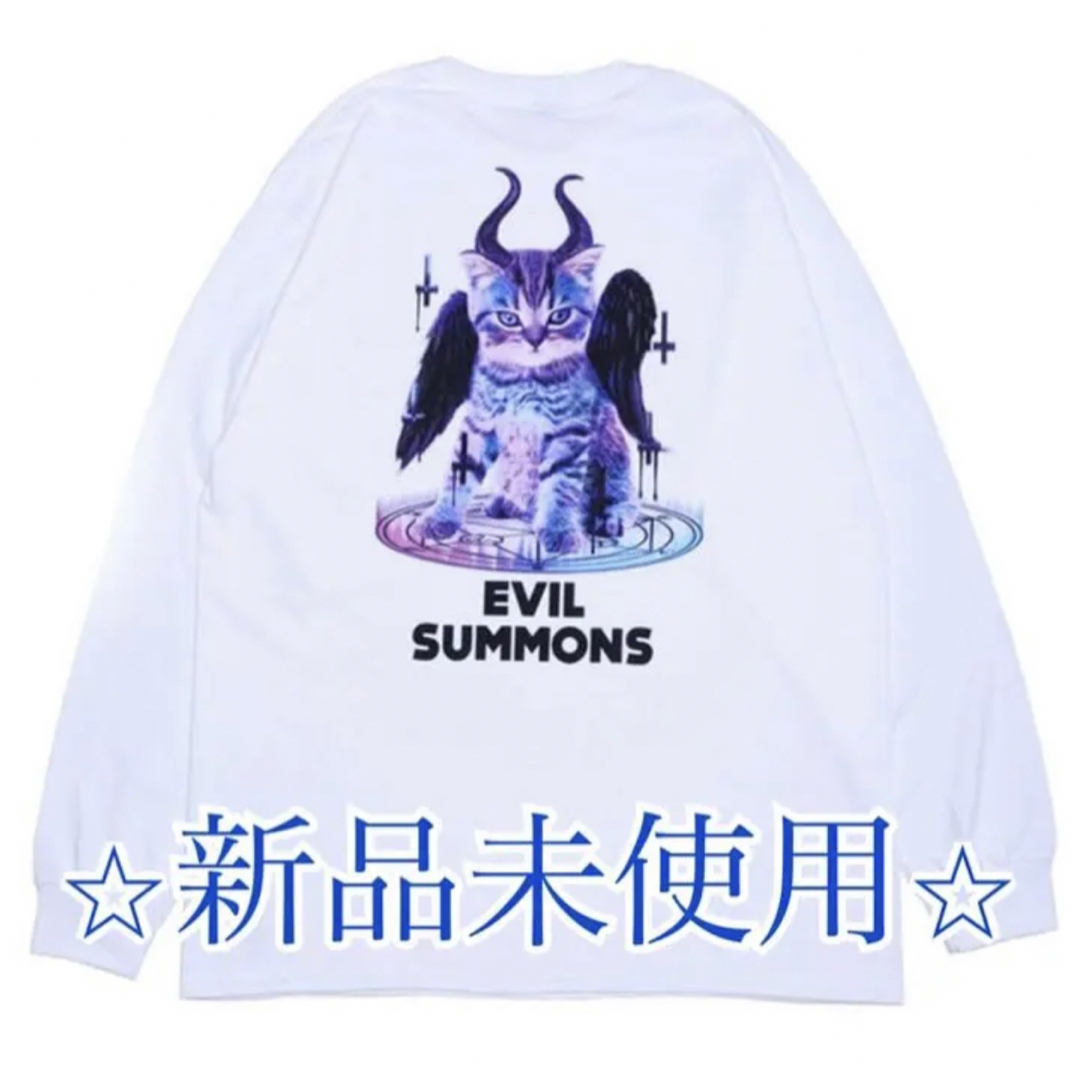 MILKBOY(ミルクボーイ)のMILKBOY(ミルクボーイ) EVIL CAT L.S. TEE メンズのトップス(Tシャツ/カットソー(七分/長袖))の商品写真