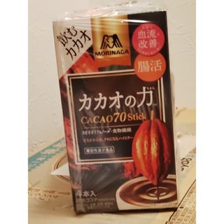 モリナガセイカ(森永製菓)の森永ココア　カカオの力 CACAO70Stick 6箱(4本入り）(その他)