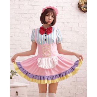 パステルカラーメイド服　L 定価4950円(衣装)