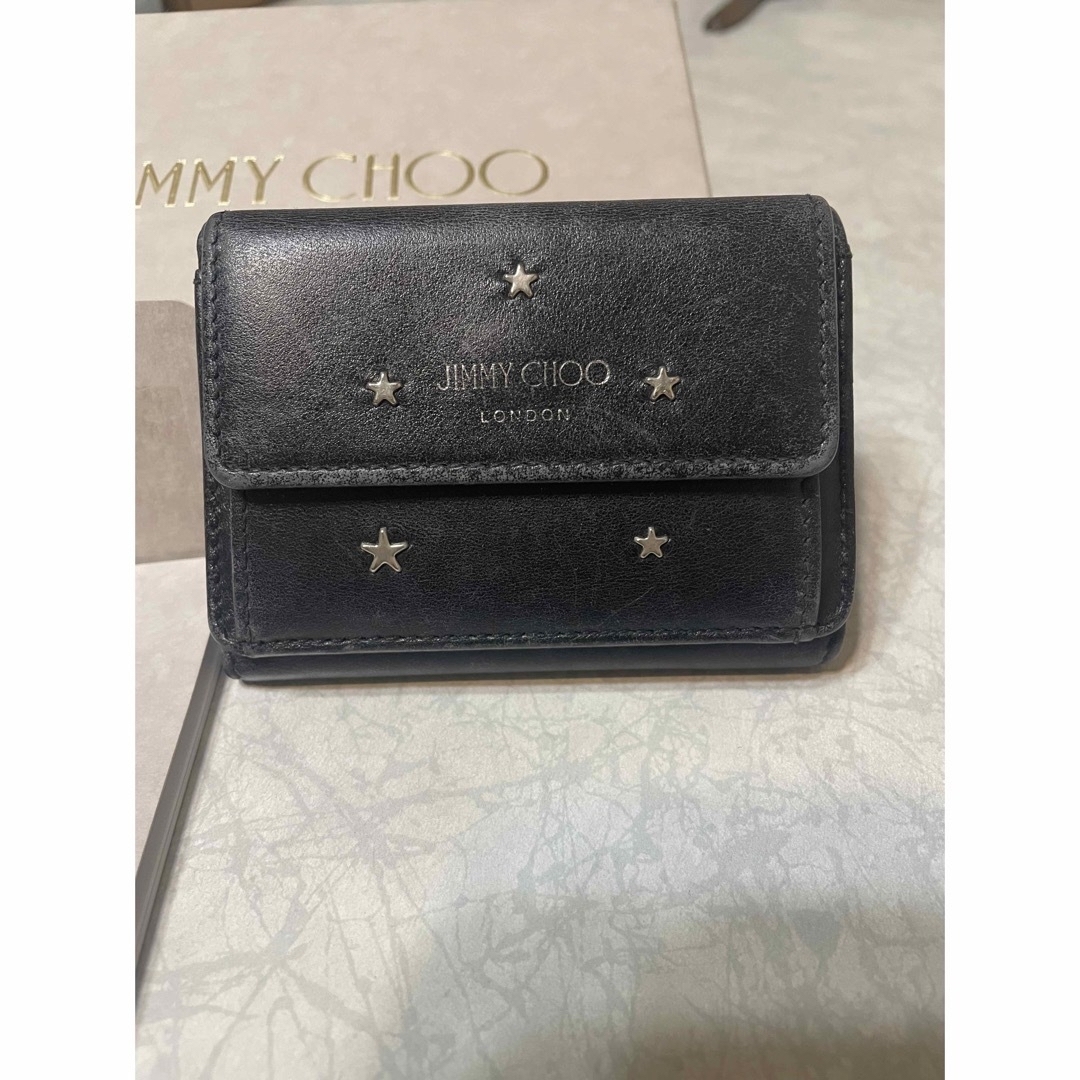 JIMMY CHOO(ジミーチュウ)のJIMMY CHOO 三つ折り　スタッズ財布 メンズのファッション小物(折り財布)の商品写真