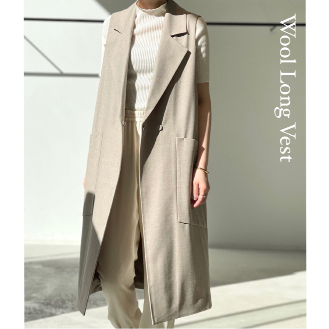 L'Appartement Wool Long Vest