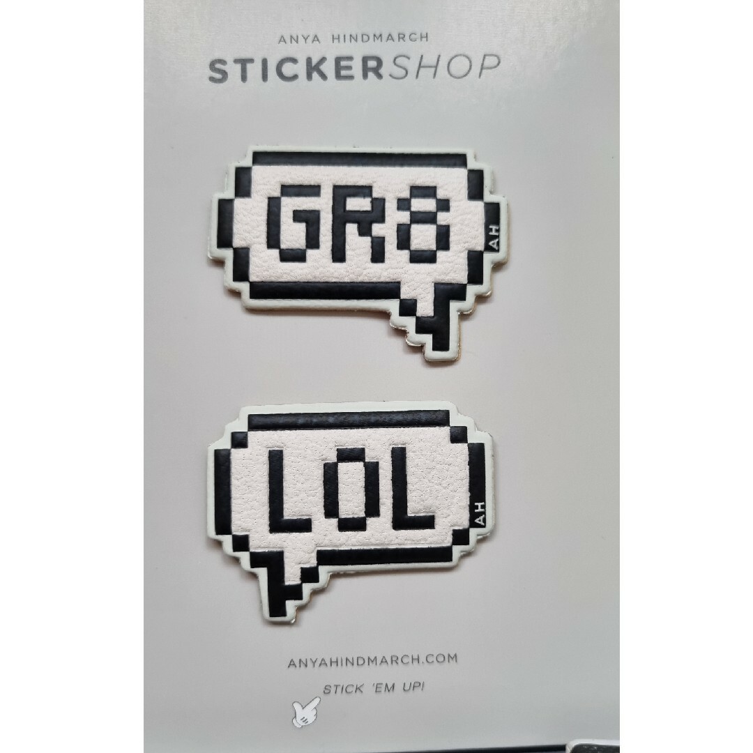 ANYA HINDMARCH(アニヤハインドマーチ)のアニヤハインドマーチ ステッカー GR8/LOL レディースのファッション小物(その他)の商品写真