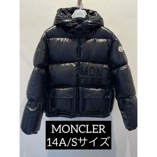 ⭐23-24AW/最新作 MONCLER  刺繍パッチダウン ブラック　14A