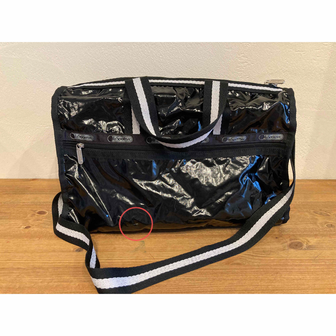 LeSportsac - レスポートサック ボストンバッグ エナメルブラックの