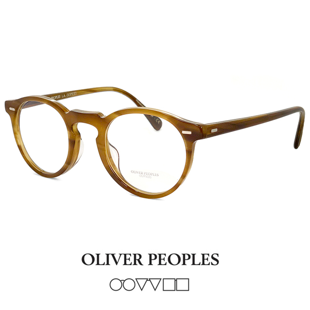 Oliver Peoples(オリバーピープルズ)の【新品】 オリバーピープルズ ov5186a 1011 OLIVER PEOPLES メガネ アジアンフィット gregory peck 眼鏡 ボストン メンズ メンズのファッション小物(サングラス/メガネ)の商品写真