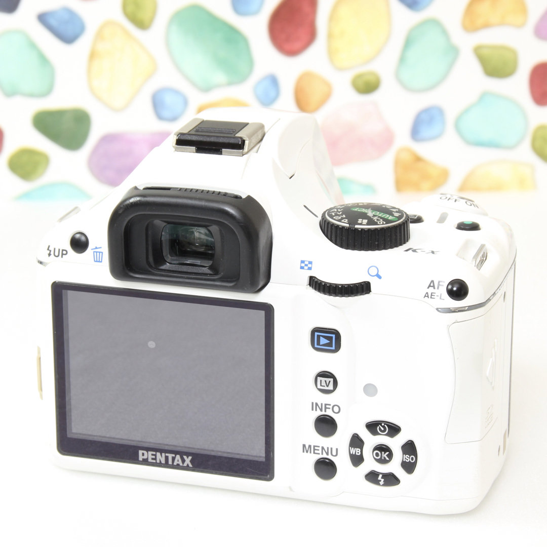 ♥︎◇PENTAX k-x ◇オシャレ一眼レフ♪ ◇スマホ転送♪-