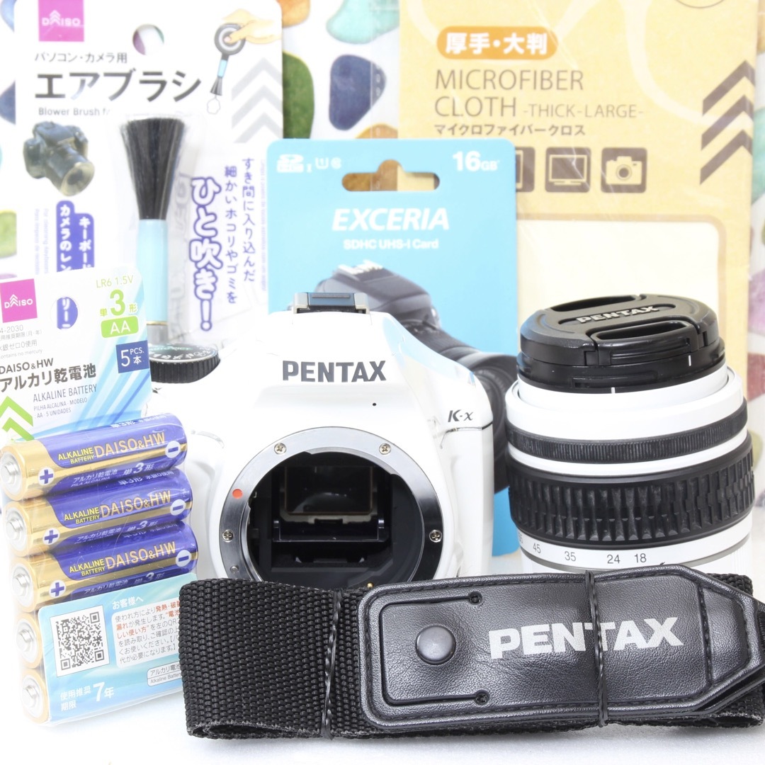 ♥︎◇PENTAX k-x ◇オシャレ一眼レフ♪ 迷ったらこのカメラ♪